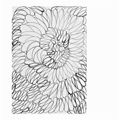 Mono Swirls Small Garden Flag (two Sides) by kaleidomarblingart