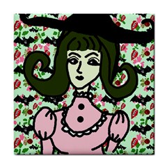 Wicked Witch Wall Tile Coaster by snowwhitegirl