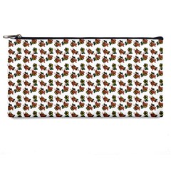 Cute Deer Pattern White Pencil Case by snowwhitegirl