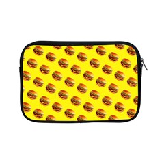 Vector Burgers, Fast Food Sandwitch Pattern At Yellow Apple Ipad Mini Zipper Cases by Casemiro