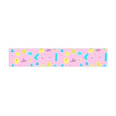 Arcade Dreams Pink Flano Scarf (mini) by thePastelAbomination