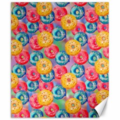 Multicolored Donuts Canvas 20  X 24  by SychEva