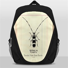 Banded Alder Borer  Backpack Bag by Limerence