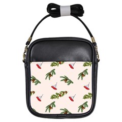 Rowan Branches And Spruce Branches Girls Sling Bag by SychEva