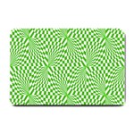 Illusion Waves Pattern Small Doormat  24 x16  Door Mat