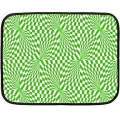 Illusion Waves Pattern Fleece Blanket (mini) by Sparkle