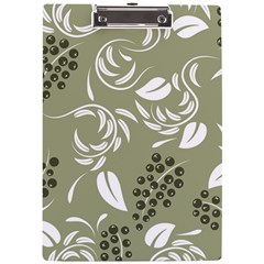 Folk Flowers Print Floral Pattern Ethnic Art A4 Clipboard by Eskimos