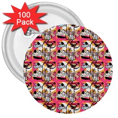 Animal 3  Buttons (100 Pack)  by Sparkle