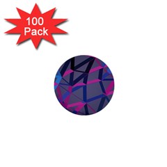 3d Lovely Geo Lines 1  Mini Buttons (100 Pack)  by Uniqued