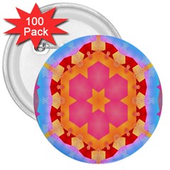 Digitalart 3  Buttons (100 Pack)  by Sparkle