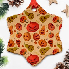 Pumpkin Muzzles Ornament (snowflake) by SychEva