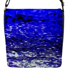 Blue Waves Flow Series 1 Flap Closure Messenger Bag (s) by DimitriosArt