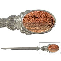 Orange  Waves Flow Series 1 Letter Opener by DimitriosArt