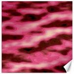 Pink  Waves Flow Series 6 Canvas 12  x 12  11.4 x11.56  Canvas - 1