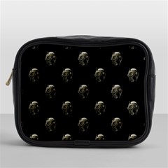 Creepy Head Sculpture With Respirator Motif Pattern Mini Toiletries Bag (one Side) by dflcprintsclothing