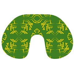 Abstract Pattern Geometric Backgrounds   Travel Neck Pillow by Eskimos