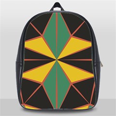 Abstract Pattern Geometric Backgrounds   School Bag (xl) by Eskimos