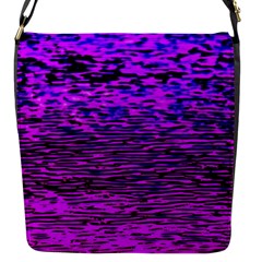 Magenta Waves Flow Series 2 Flap Closure Messenger Bag (s) by DimitriosArt