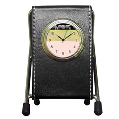 Janet 1 Pen Holder Desk Clock by Janetaudreywilson