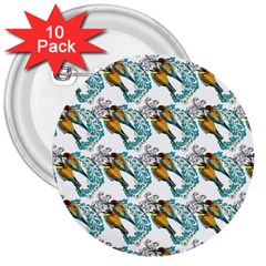 Nature Birds 3  Buttons (10 Pack)  by Sparkle