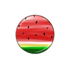 Painted Watermelon Pattern, Fruit Themed Apparel Hat Clip Ball Marker (10 Pack) by Casemiro