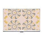 Abstract pattern geometric backgrounds   Business Card Holder Front