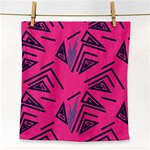 Abstract pattern geometric backgrounds   Face Towel Front