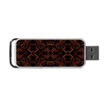 Abstract pattern geometric backgrounds   Portable USB Flash (Two Sides) Front