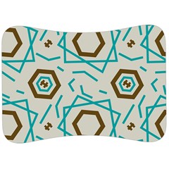 Abstract Pattern Geometric Backgrounds   Velour Seat Head Rest Cushion by Eskimos