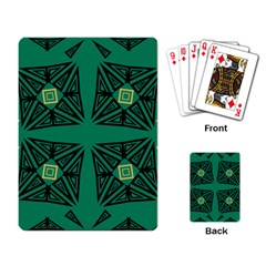 Abstract Pattern Geometric Backgrounds   Playing Cards Single Design (rectangle) by Eskimos