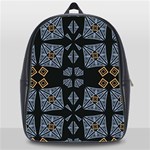 Abstract pattern geometric backgrounds   School Bag (XL) Front