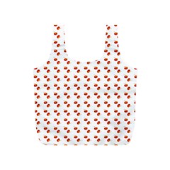 Kawaii Pumpkin Patt White Full Print Recycle Bag (s) by violetheavensky