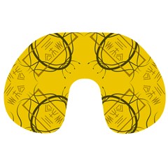 Abstract Pattern Geometric Backgrounds   Travel Neck Pillow by Eskimos