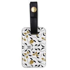 Folk Flowers Print Floral Pattern Ethnic Art Luggage Tag (one Side) by Eskimos