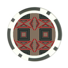 Abstract Pattern Geometric Backgrounds   Poker Chip Card Guard by Eskimos