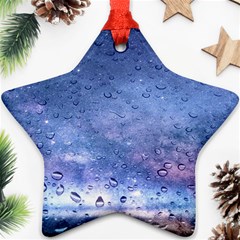 Gouttes D eau Galaxy Star Ornament (two Sides) by kcreatif