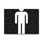 All Work And No Pants Makes Jack Significantly More Interesting Plate Mats 18 x12  Plate Mat