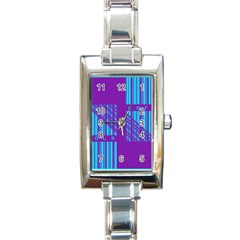 Fold At Home Folding Rectangle Italian Charm Watch by WetdryvacsLair