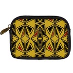 Abstract pattern geometric backgrounds   Digital Camera Leather Case Front