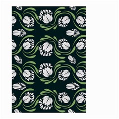 Folk Flowers Print Floral Pattern Ethnic Art Small Garden Flag (two Sides) by Eskimos