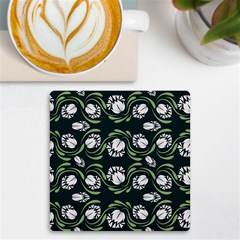 Folk Flowers Print Floral Pattern Ethnic Art Uv Print Square Tile Coaster  by Eskimos