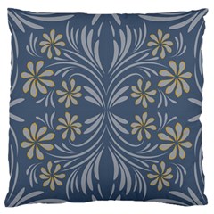 Folk Flowers Print Floral Pattern Ethnic Art Standard Flano Cushion Case (two Sides) by Eskimos