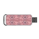 Folk flowers print Floral pattern Ethnic art Portable USB Flash (Two Sides) Back