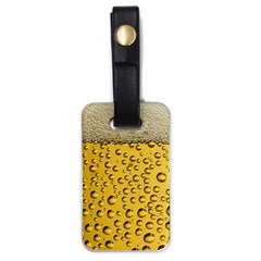 Beer Bubbles Luggage Tag (one Side) by Wegoenart