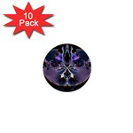 The High Priestess Card 1  Mini Buttons (10 pack)  Front