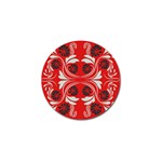 Folk flowers print Floral pattern Ethnic art Golf Ball Marker (4 pack) Front