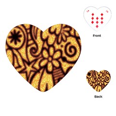 Background-pattern Playing Cards Single Design (heart) by Jancukart