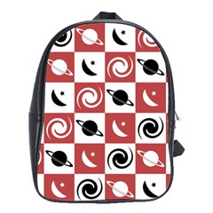 Space Pattern Colour School Bag (large) by Jancukart