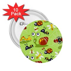 Little-animals-cartoon 2 25  Buttons (10 Pack)  by Jancukart