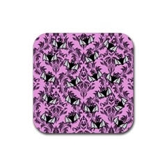 Pink Bats Rubber Coaster (square) by NerdySparkleGoth